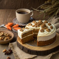 Walnut cake