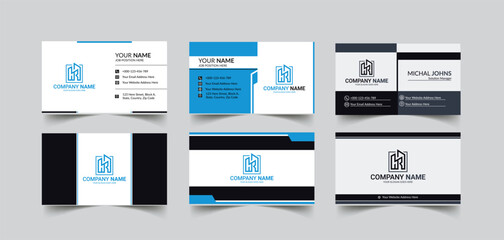Modern Real Estate Business Card, Real Estate Business Card Design Professional Realtor Branding