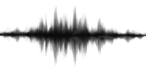 Earthquake Wave on White paper background Vector 