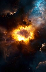Obraz premium space background with stars