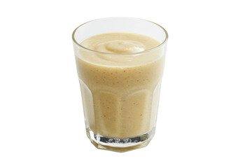Refreshing smoothie in a glass, showcasing creamy texture and vibrant color