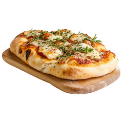 Roman Pizza, cut out, isolated on transparent background