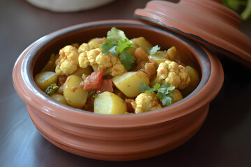 Savory Potatoes & Cauliflower Curry