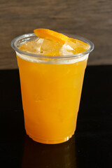 Fresh peach juice