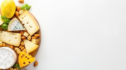 A wooden board for cooking, featuring an assortment of kitchen tools and an appealing lifestyle setting.