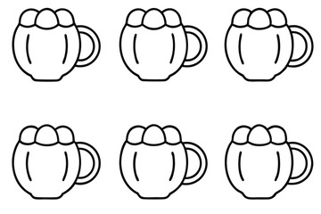 Punch Line Art Illustration Creative Design for Graphic Artwork  