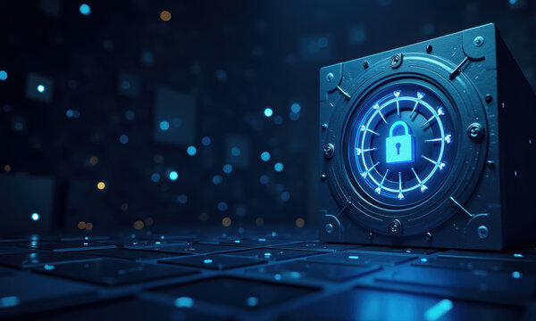 Cyber Security Data Protection Lock - Cybersecurity