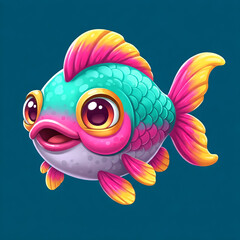 funny fish cartoon