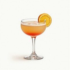 Cocktail Drink With White Background