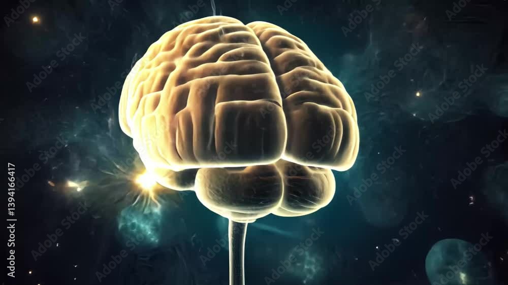 Poster exploring brain connectivity through augmented reality representations, human brain connectivity