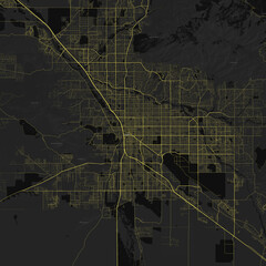 Tucson, Arizona, United States Road Map 
