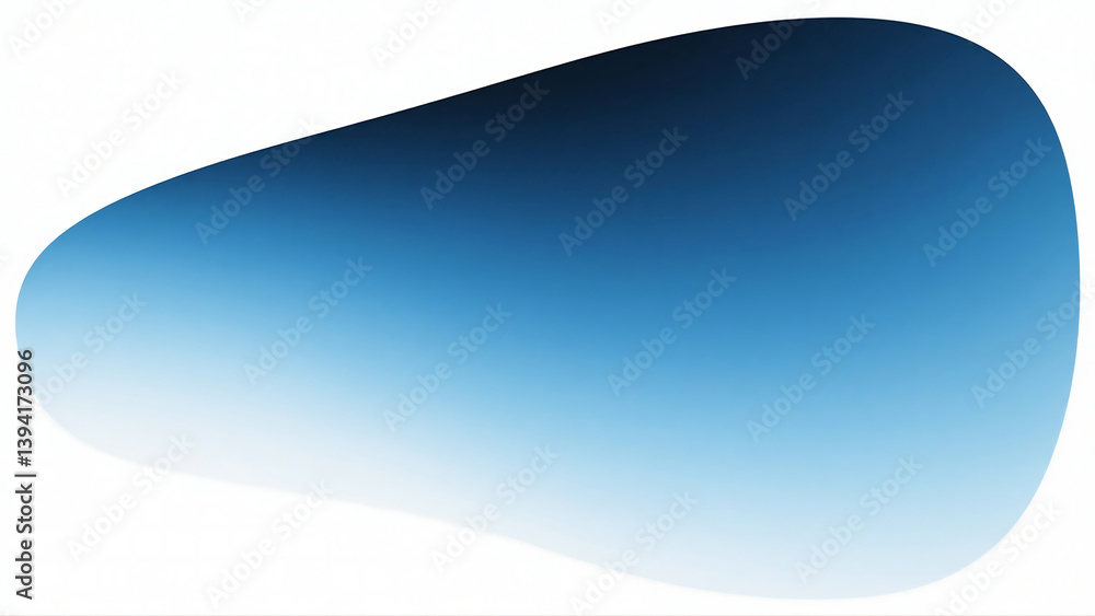 Aufkleber abstract blue gradient minimalist background with geometric shapes and modern tech design elements f