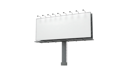 Blank Billboard: Ad Space Mockup