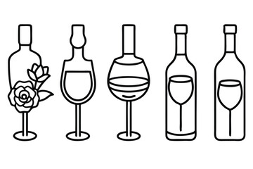 Ros Line Art Illustration Creative Drawing for Artistic Expression 