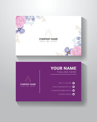 Floral Business Card Design