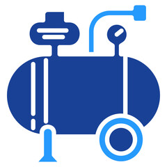 Compressor Icon Single Vector Collection 