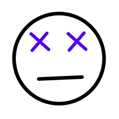 Obraz premium crossed eyes out emotion 