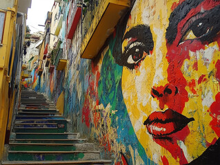 graffiti on the wall
