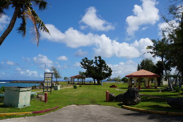 Fototapeta premium Landscape of Paseo de Susana Park - Guam