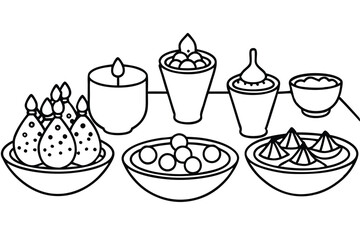 Rooh Afza Line Art Design for Poster and Illustration 