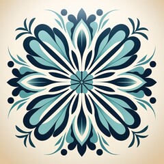 Colorful Decorative Tile Illustration in Vector Format
