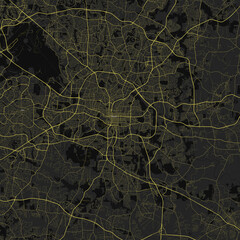 Raleigh, North Carolina, United States, City Street Map