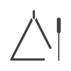 Triangle icon vector image. Suitable for mobile apps, web apps and print media.