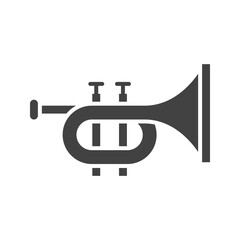 Trumpet icon vector image. Suitable for mobile apps, web apps and print media.
