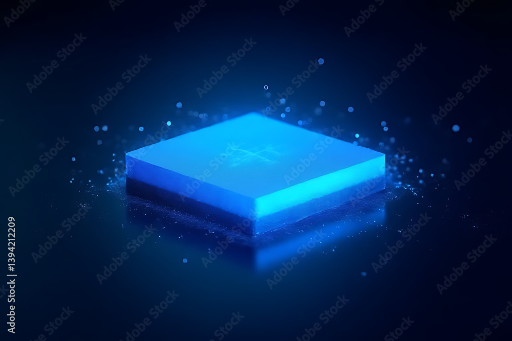 Poster dynamic 3d animation showcase digital studio visual art dark environment futuristic concept