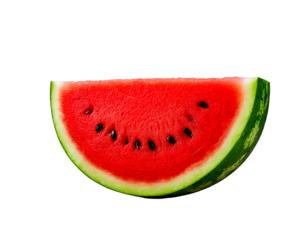 Juicy Watermelon Slice: Summer Fruit Background png generated ai
