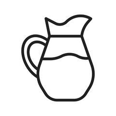 Pitcher icon vector image. Suitable for mobile apps, web apps and print media.