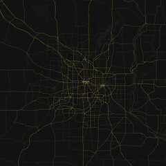 Minneapolis, Minnesota, United States, City Street Map