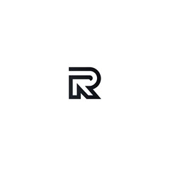 Obraz premium Letter r logo
