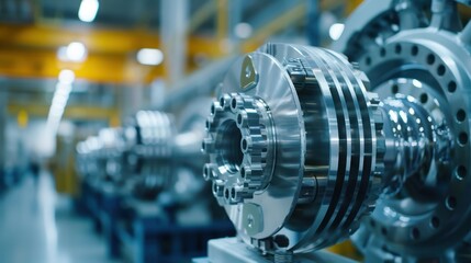 Fototapeta premium Active Heat Transfer: A process where external energy, such as fans or pumps, helps transfer heat in HVAC systems or industrial processes, enhancing overall heat regulation. 