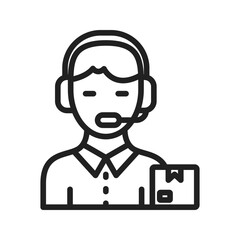 Agent icon vector image. Suitable for mobile apps, web apps and print media.