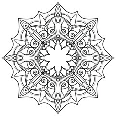 Decorative mandala design
