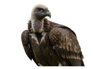 Obraz premium Majestic vulture perched gracefully, showcasing feathers in natural habitat
