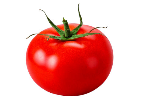 Ripe Red Tomato, PNG Images- isolated on transparent background - Powered by Adobe