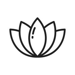 Flower icon vector image. Suitable for mobile apps, web apps and print media.