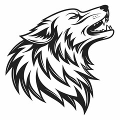 Obraz premium fox head mascot vector illustration 