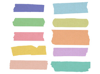 set of tape, masking tape