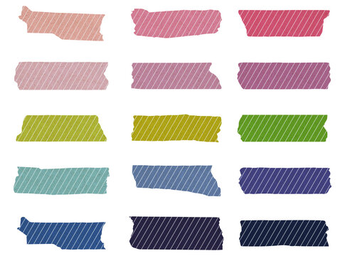 set of tape, masking tape