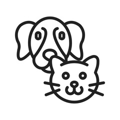 Pets icon vector image. Suitable for mobile apps, web apps and print media.