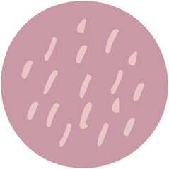 Round  Geometric  Memphis  Design 