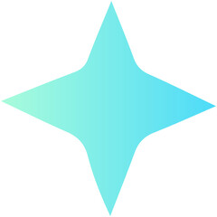 Obraz premium Shiny gradient doodle icon