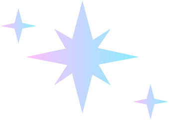 Shiny gradient doodle icon