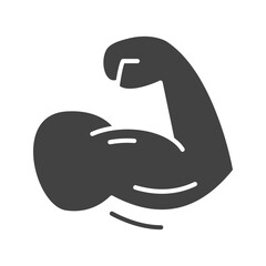 Arm Muscle icon vector image. Suitable for mobile apps, web apps and print media.