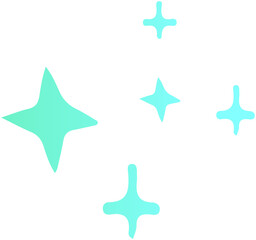 Shiny gradient doodle icon