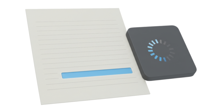 Isolated Loading Process with Document and Progress Bar