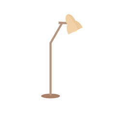 Classic Floor Lamp. Design element for Loft, Living Room, Bedroom, Study Room and Office.